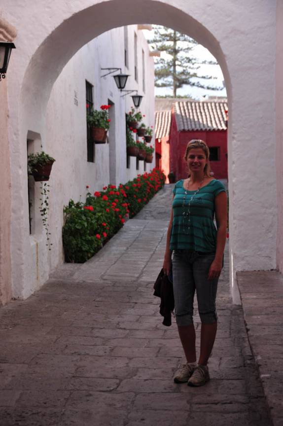 Caminhano no Convento de Santa Catalina, em Arequipa - Peru